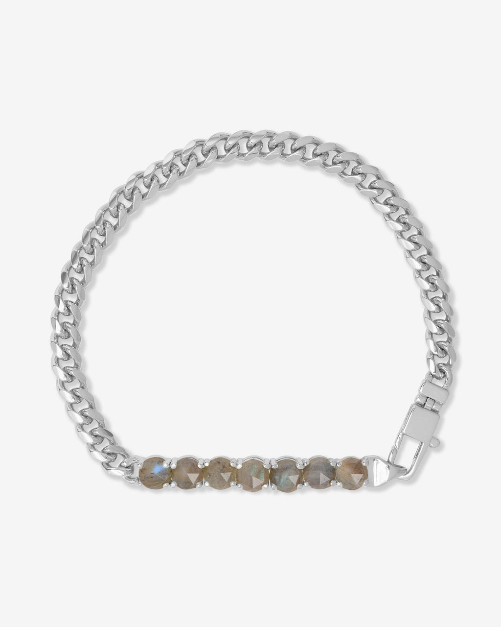 Julian Loves Labradorite Bracelet 5mm - Silver|Labradorite
