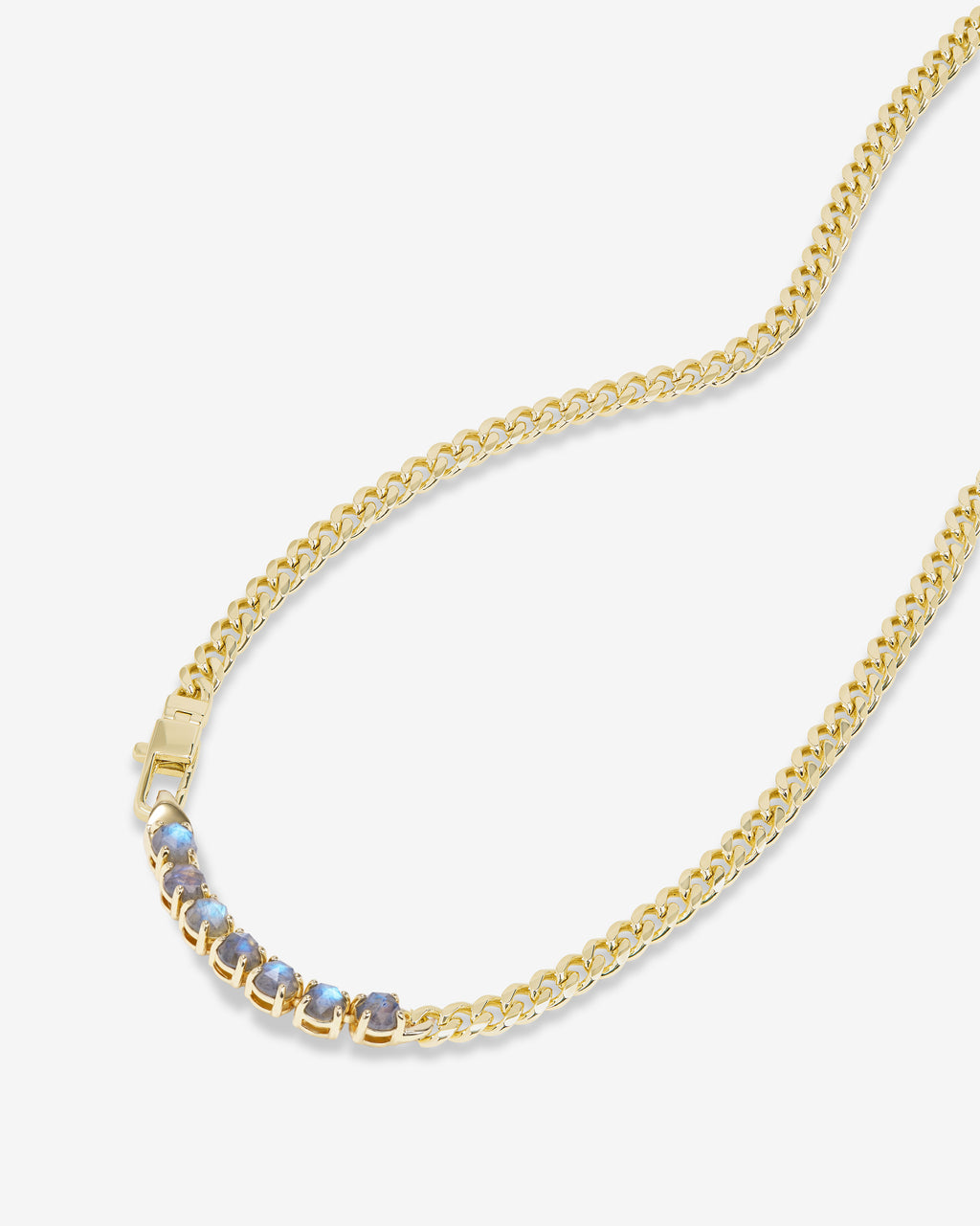 Julian Loves Labradorite Necklace 5mm - Gold|Labradorite