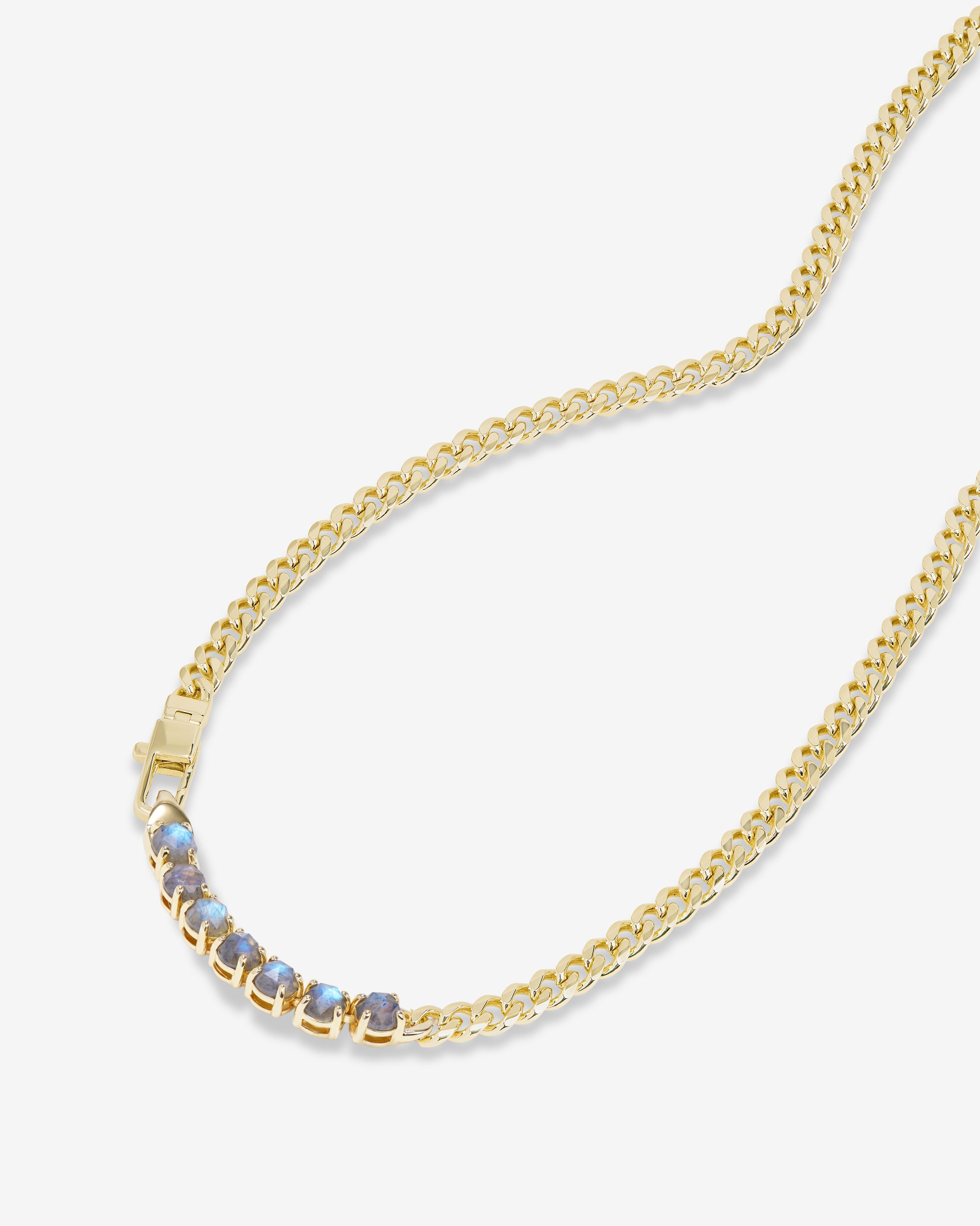 Julian Loves Labradorite Necklace 5mm - Gold|Labradorite