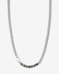 Julian Loves Labradorite Necklace 5mm - Silver|Labradorite