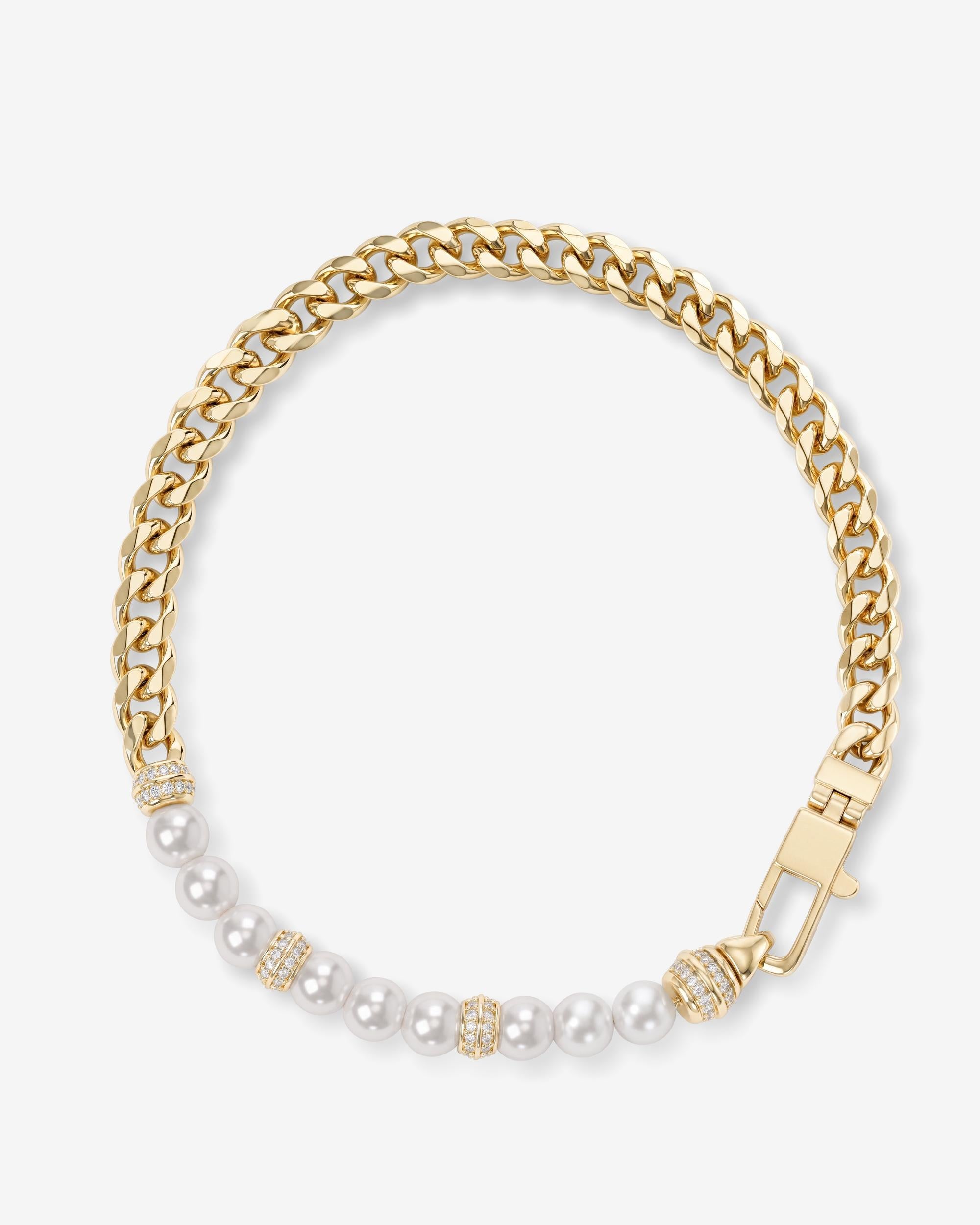 Julian Loves Pearls Bracelet 5mm - Gold