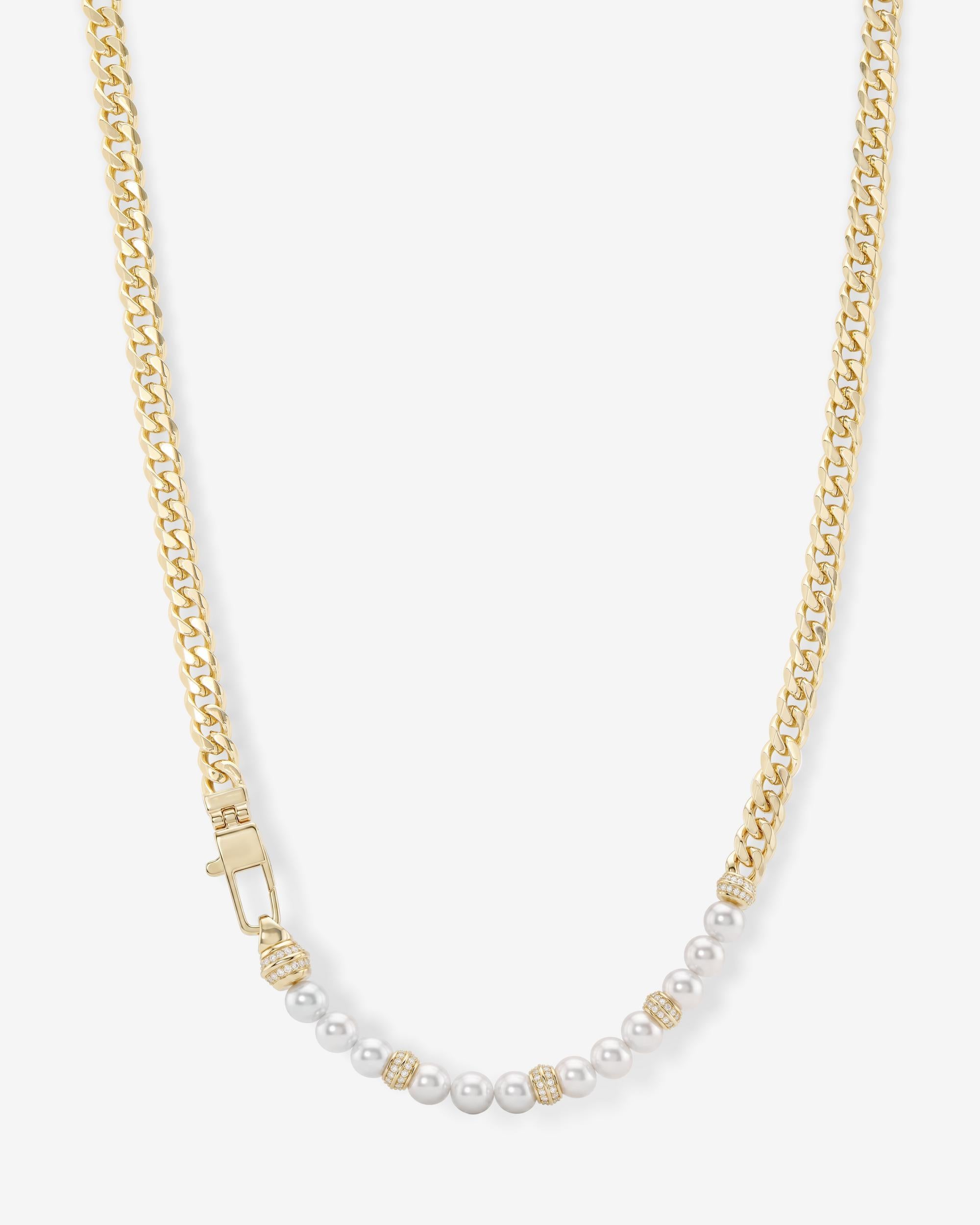 Julian Loves Pearls Necklace 5mm - Gold
