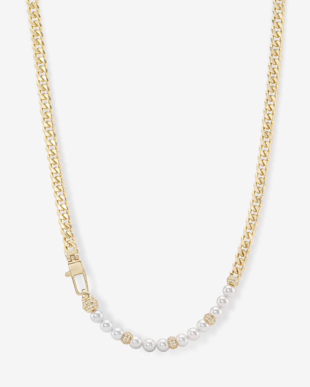 Julian Loves Pearls Necklace 5mm - Gold