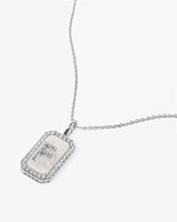 Love Letters Double Sided Necklace - Silver