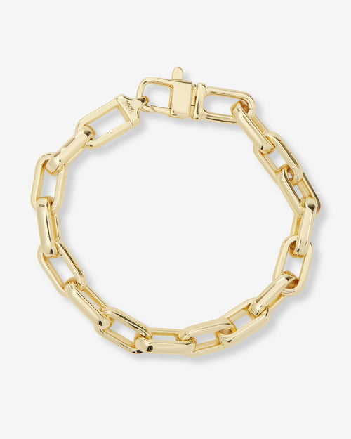 Lil Frankie Chain Huggies - Gold