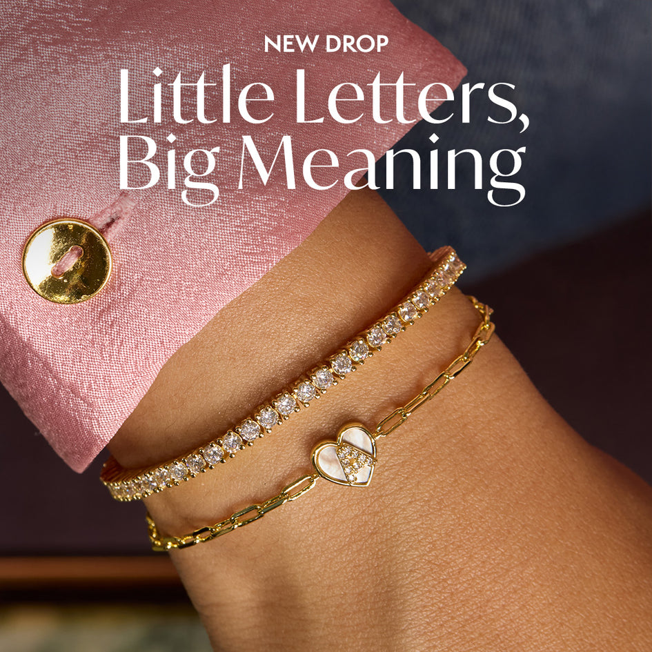MELINDA MARIA-THE MAVEN BRACELET IN GOLD EMERALD