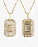 Love Letters Double Sided Necklace - Gold