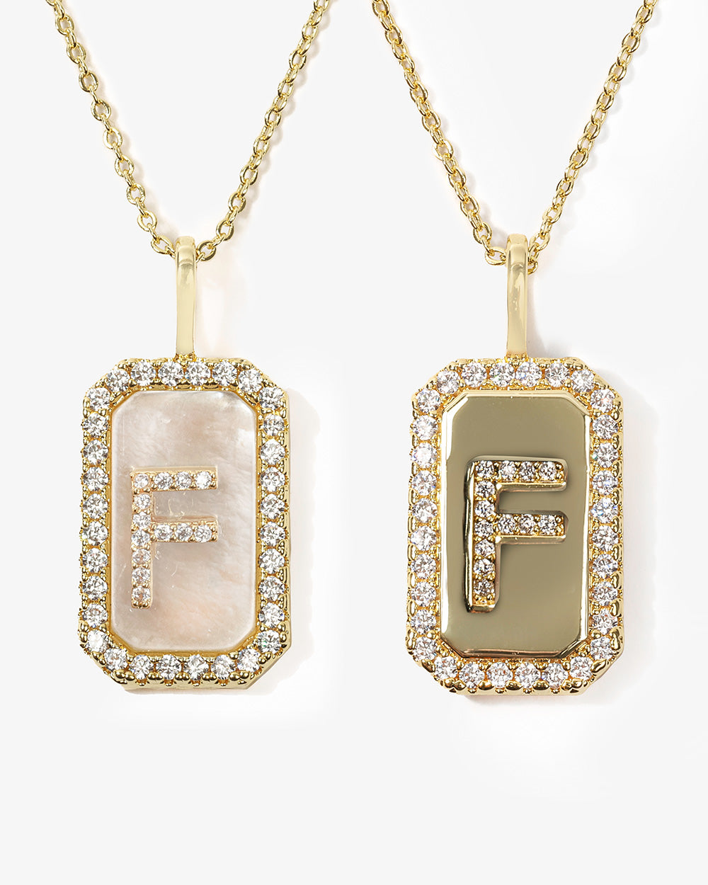 Love Letters Double Sided Necklace - Gold – Melinda Maria Jewelry
