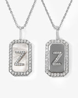 Love Letters Double Sided Necklace - Silver