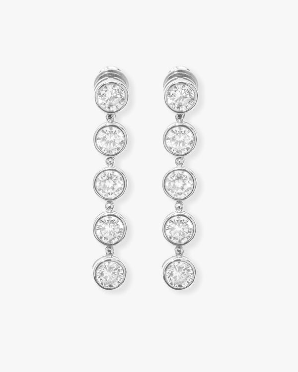 Mama Baroness Earrings - Silver