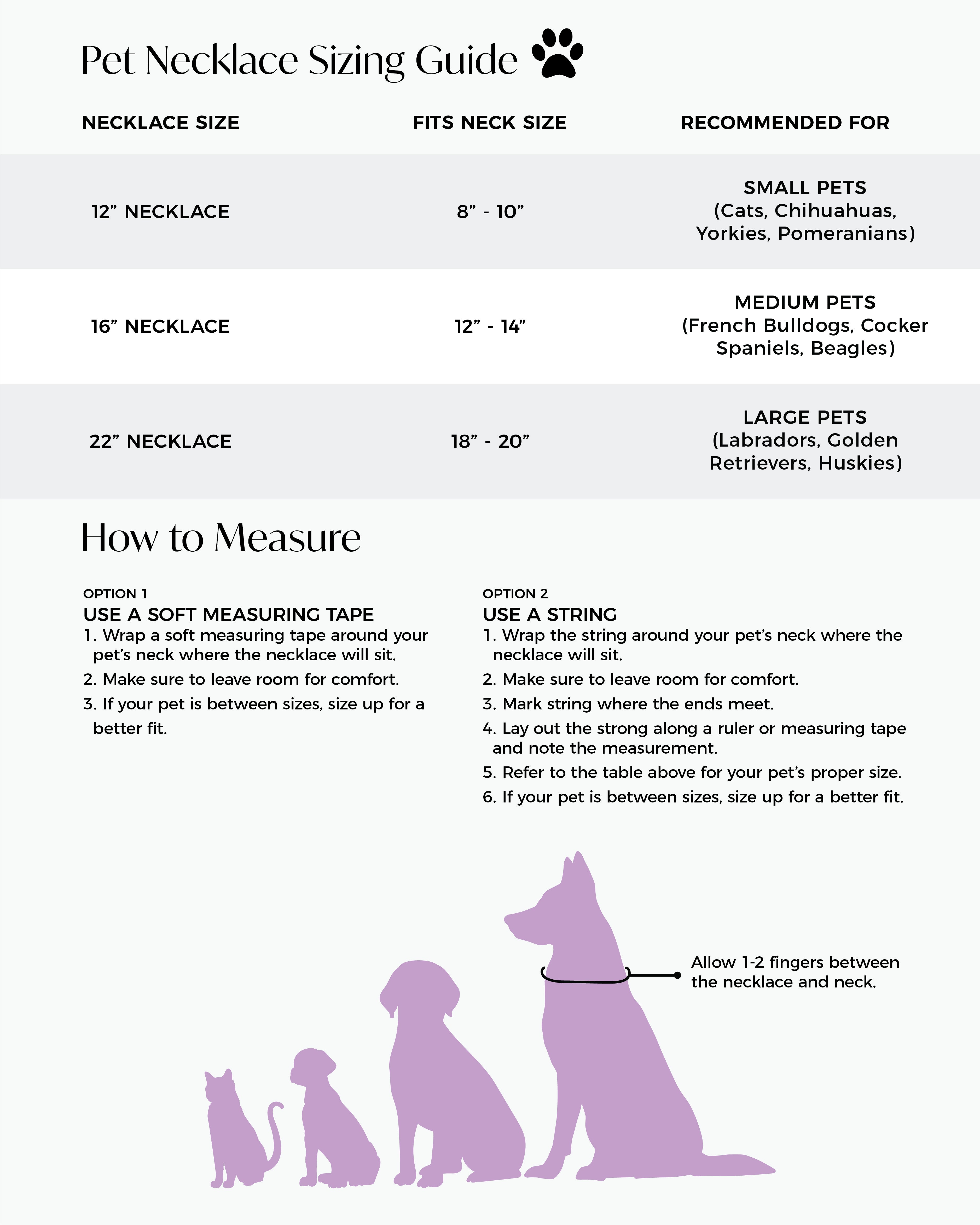 Thor Loves Diamonds Pet Necklace - Silver|White Diamondettes