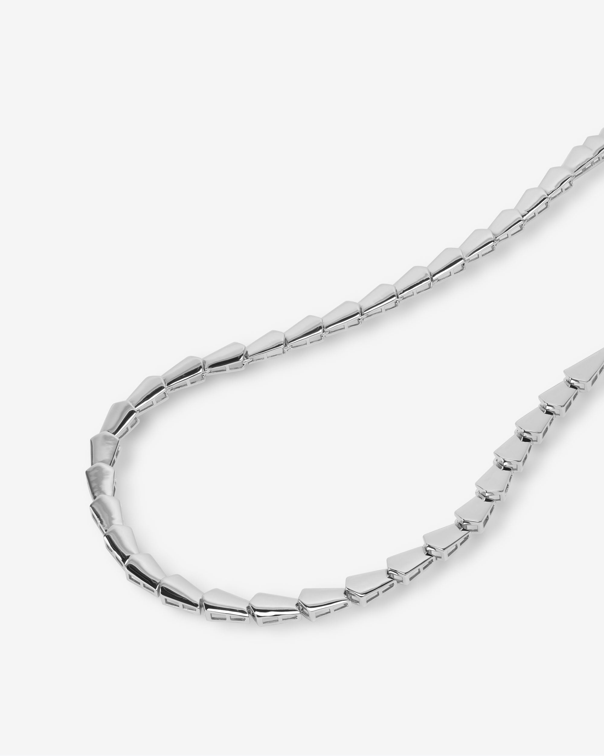 Mama Serpent Collar - Silver