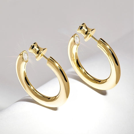Beacon Hoop Earrings
