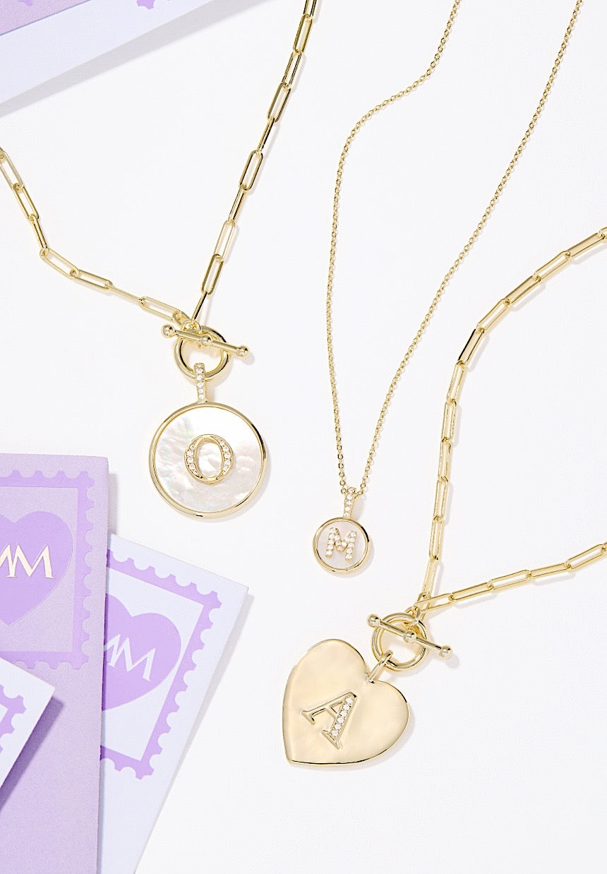 A group of Medallion Necklaces