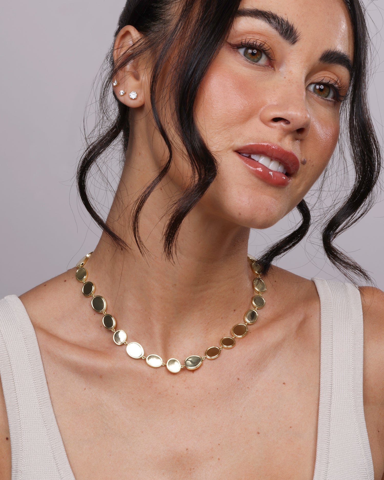 "She's A Natural" Infinity Necklace Gold Melinda Maria Jewelry