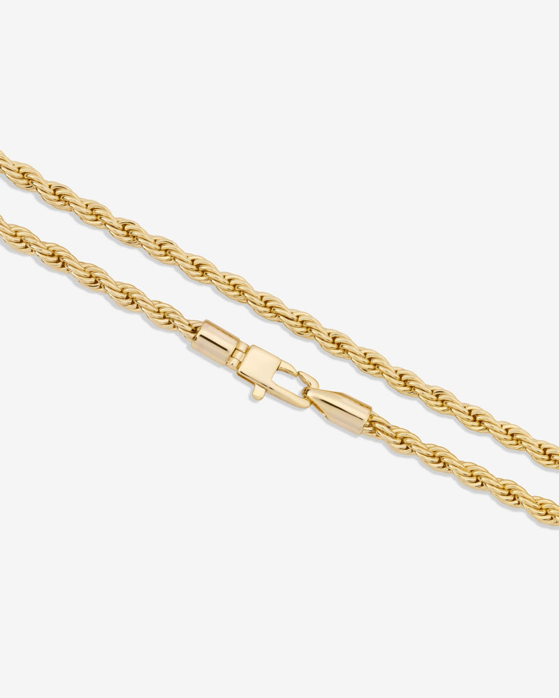 Rowan Rope Chain Necklace - Gold