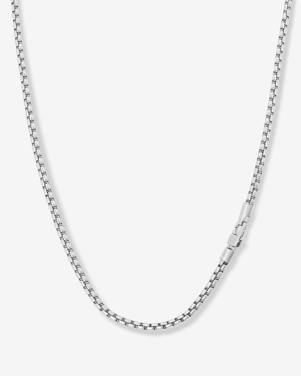 Logan Rolo Chain Necklace - Silver