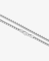 Logan Rolo Chain Necklace - Silver