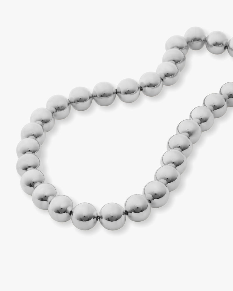 Life's a Ball Infinity Necklace - Silver