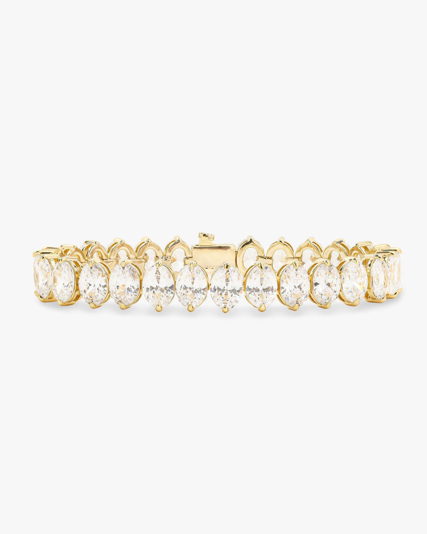 MELINDA MARIA: HELLO GORGEOUS! 8MM STUD - GOLD/CZ
