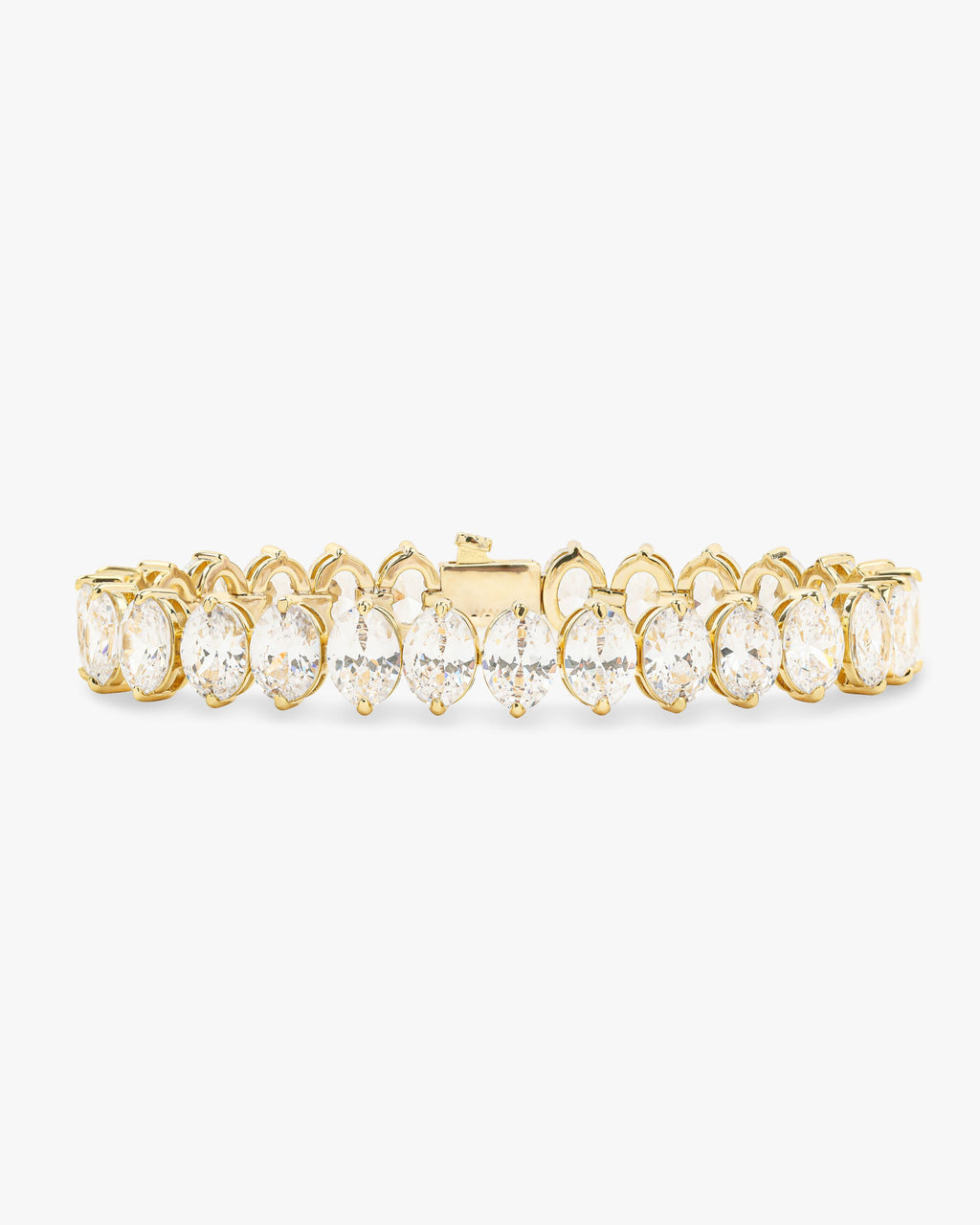 Hello Gorgeous Tennis Bracelet 6mm - Gold|White Diamondettes
