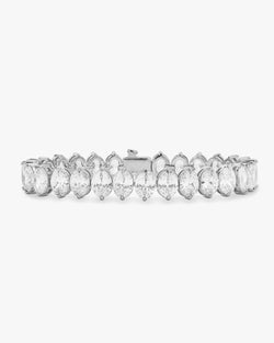 Hello Gorgeous Tennis Bracelet 6mm - Silver|White Diamondettes