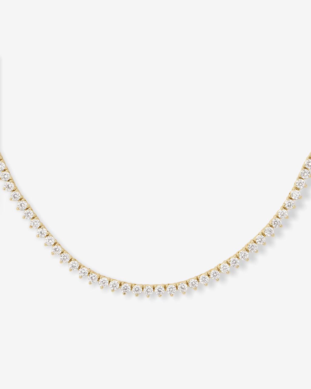Not Your Basic Gold Tennis Choker | Simulated Diamonds – Melinda