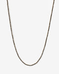 Not Your Basic Tennis Necklace 2mm - Gold|Black Diamondettes