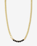 Julian Loves Diamonds Necklace 5mm - Gold|Black Diamondettes