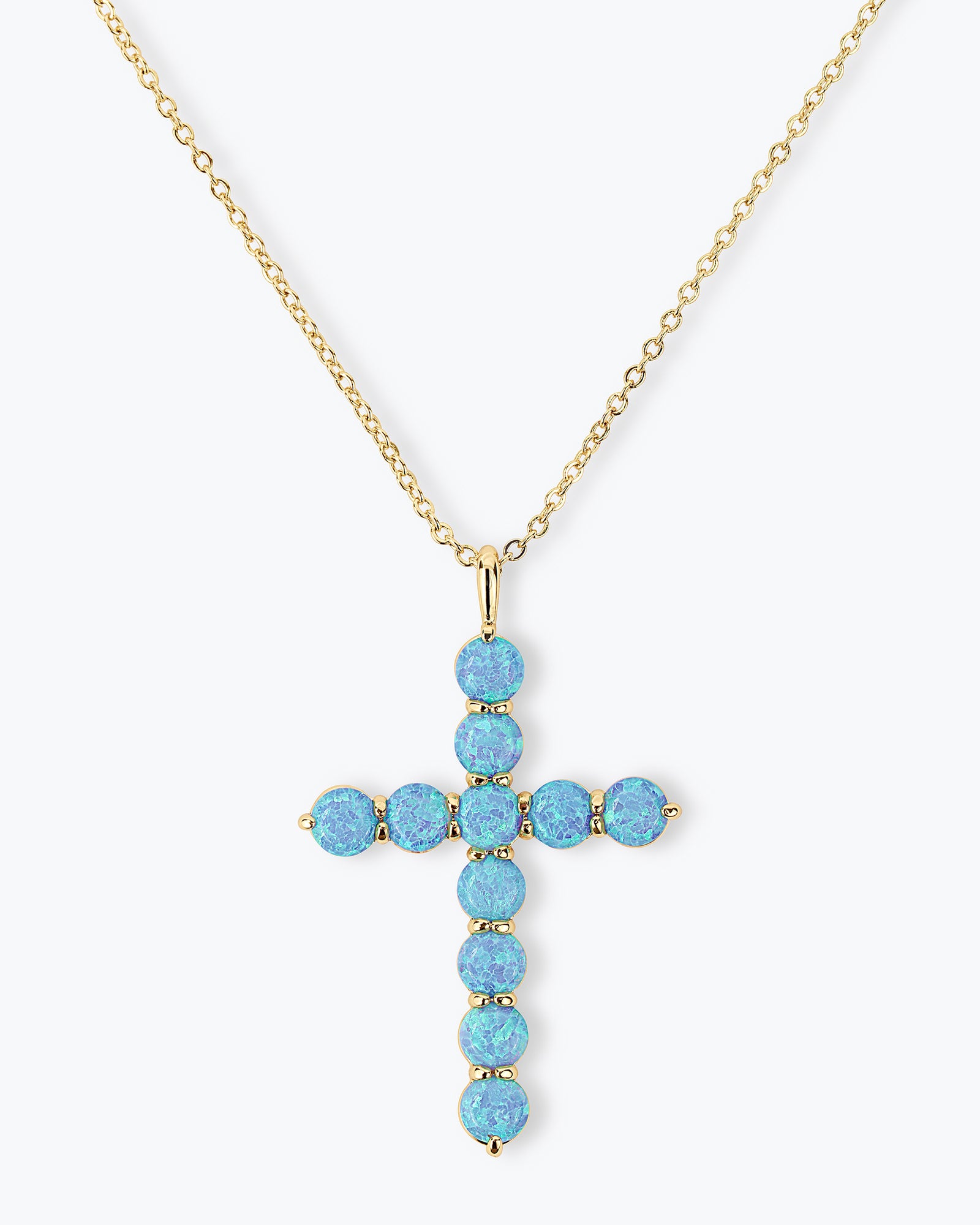 MELINDA MARIA: OH SHE FANCY SMALL CROSS PENDANT - SILVER main image 0