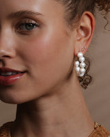 Life's A Ball Pearl Hoops