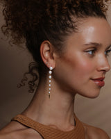 Perfect Pearl 7-Drop Spike Earring