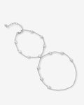 Perfect Pearl Hand-Chain - Silver