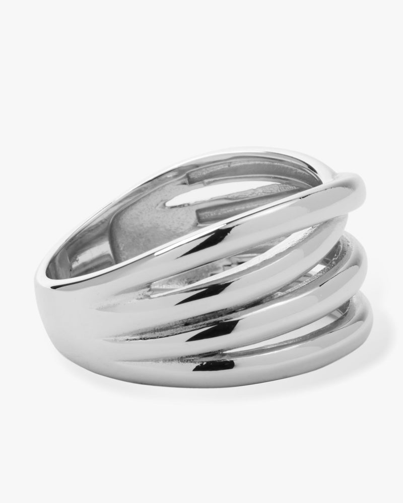 "She's So Smooth" Stacked Ring - Silver