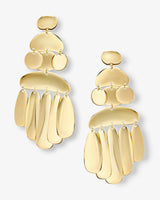 Mama "She's A Natural" Chandelier Earrings - Gold