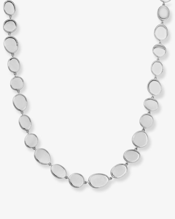 "She's A Natural" Infinity Necklace - Silver