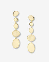 "She's A Natural" 5 Drop Earrings - Gold