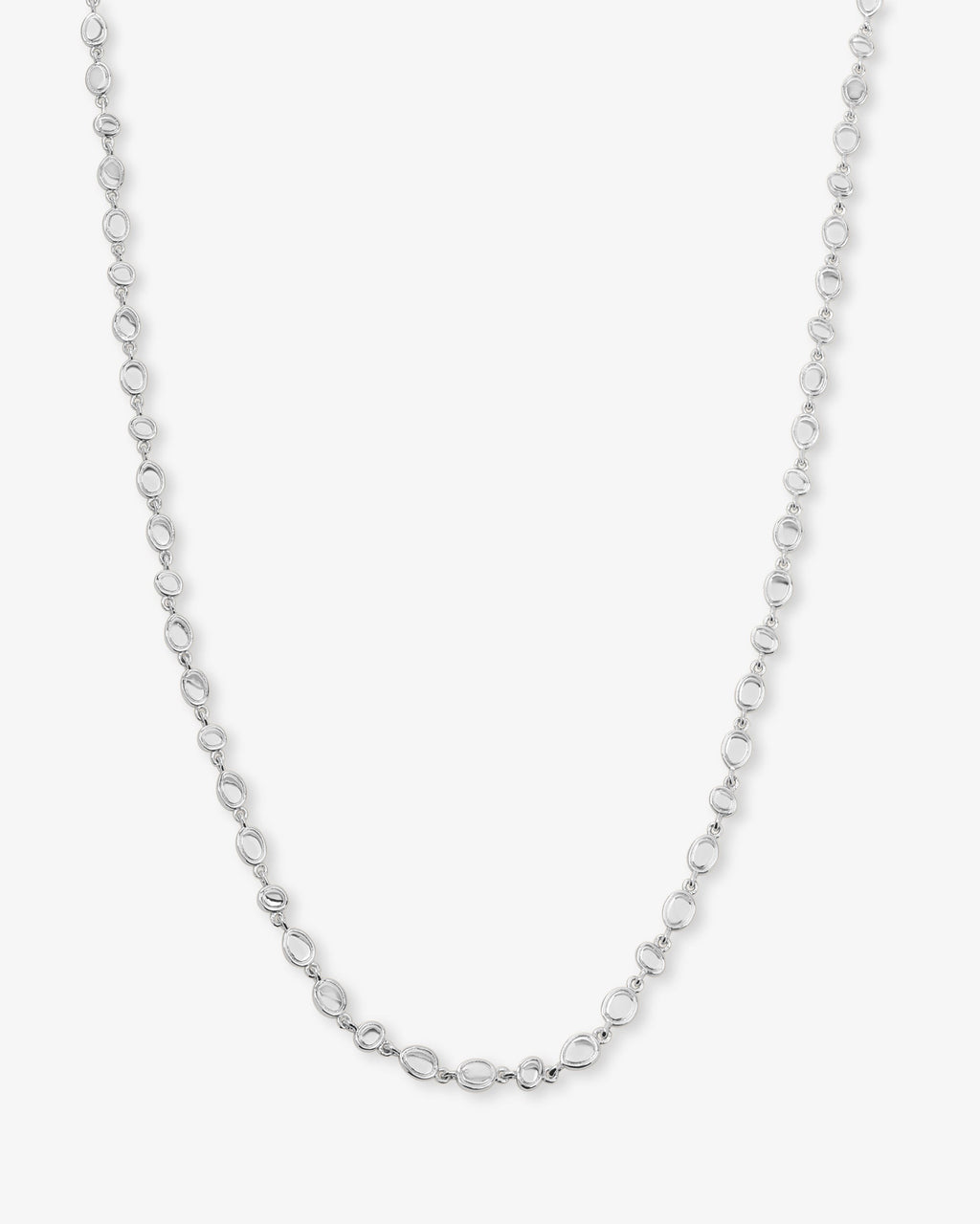 "She's A Natural" Infinity Necklace 4.7mm - Silver