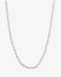 "She's A Natural" Infinity Necklace 4.7mm - Silver