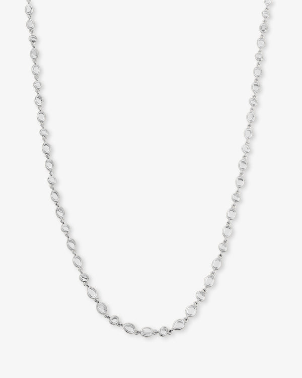 Baby "She's A Natural" Infinity Necklace - Silver