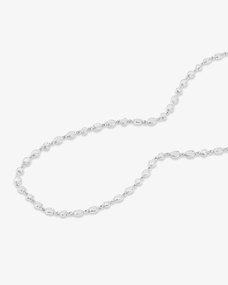 Baby "She's A Natural" Infinity Necklace - Silver