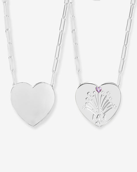 The Limited Edition 20th Anniversary Necklace - Silver|White