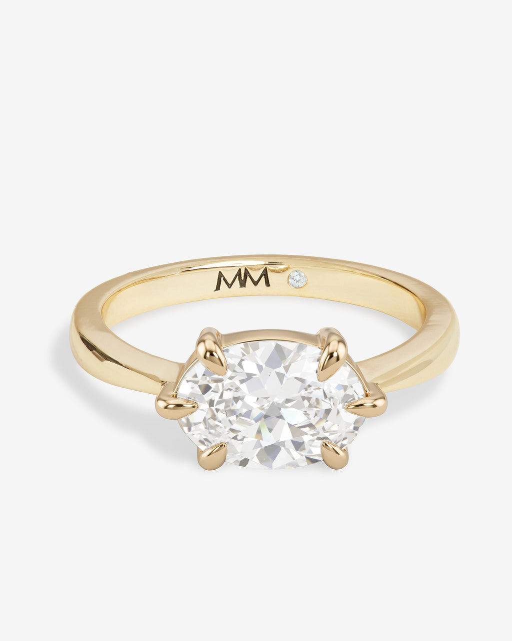Point Al Rin Design She's on Point Ring - Gold|White Diamondettes – Melinda Maria Jewelry