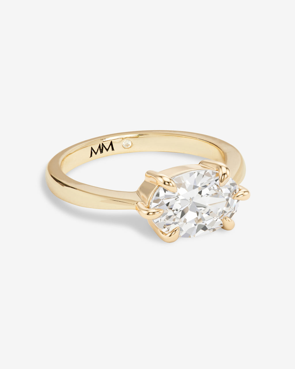 Hit Point Ring She's on Point Ring - Gold|White Diamondettes – Melinda Maria Jewelry