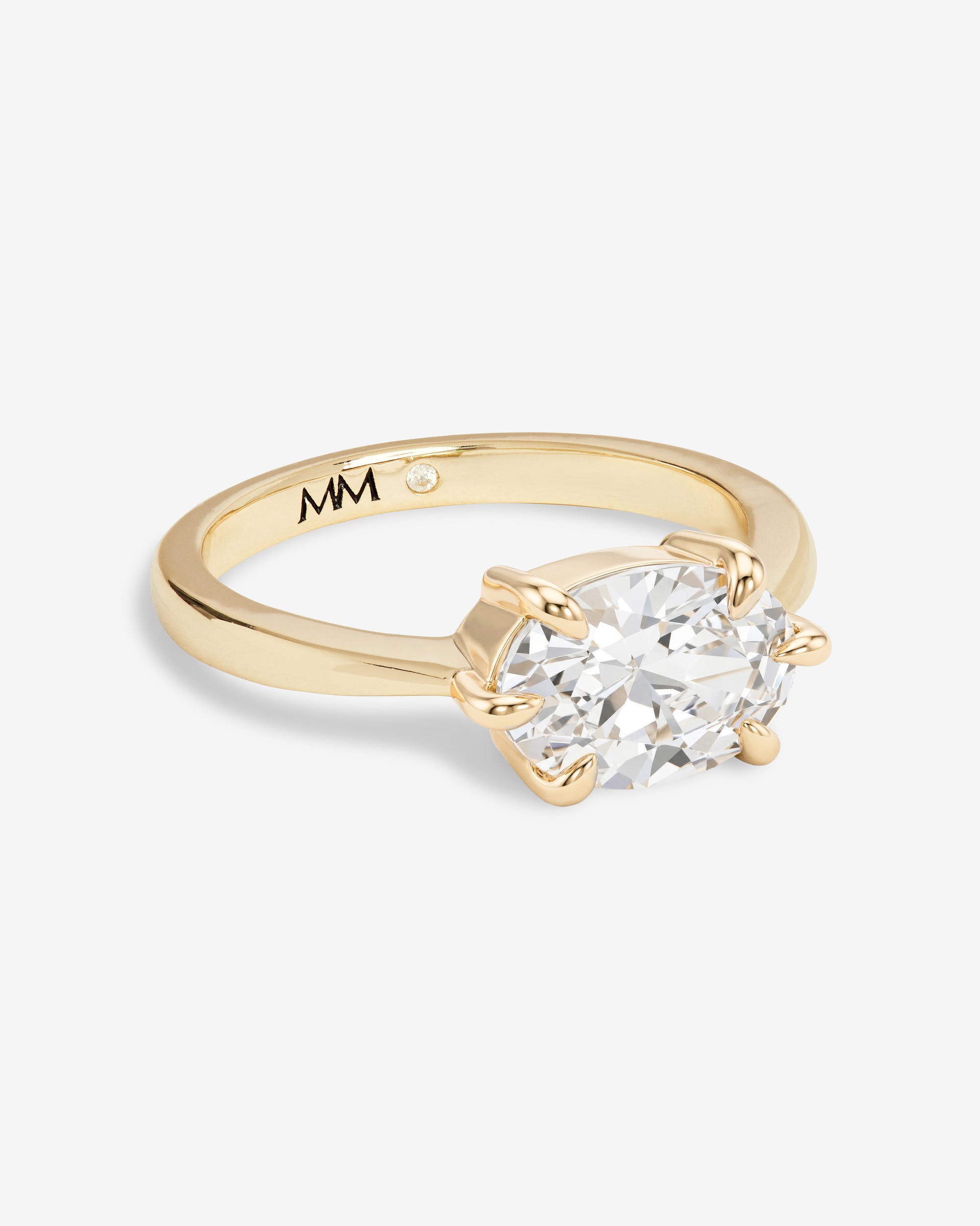 She's On Point Ring - Gold|White Diamondettes