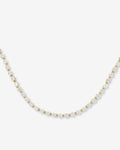 She's an Icon Tennis Choker 4mm - Gold|White Diamondettes