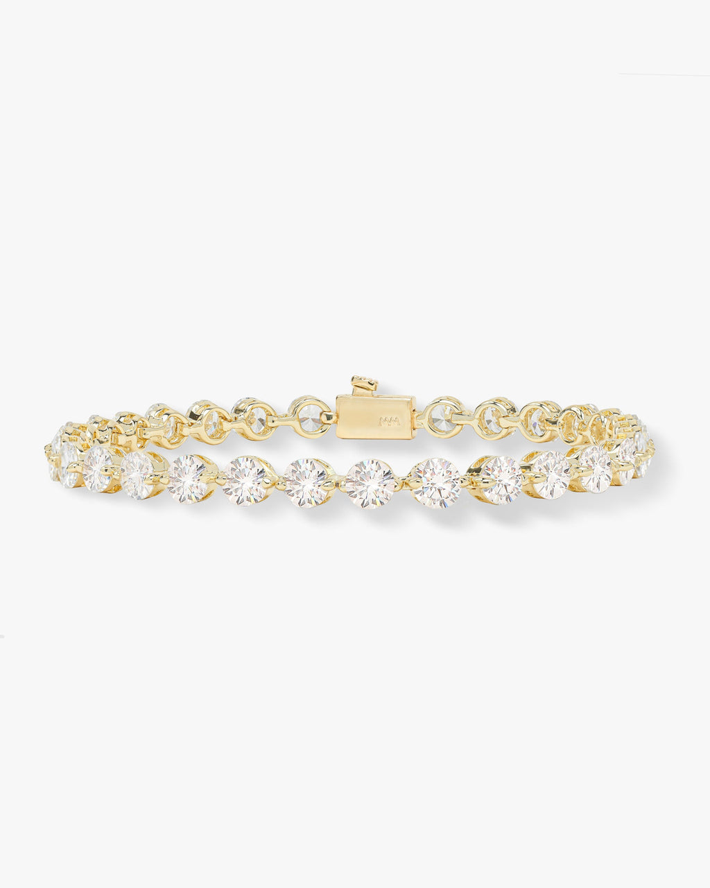 She's an Icon Tennis Bracelet 5mm - Gold|White Diamondettes