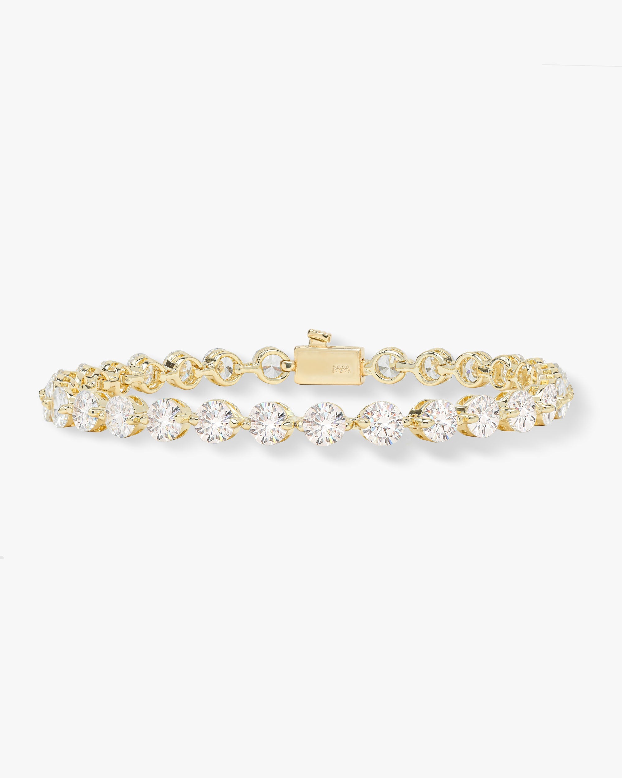 She's an Icon Tennis Bracelet 5mm - Gold|White Diamondettes