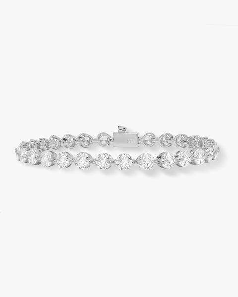 She's an Icon Tennis Bracelet 5mm | Silver Simulated Diamond