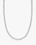 She's an Icon Tennis Necklace 4mm - Silver|White Diamondettes
